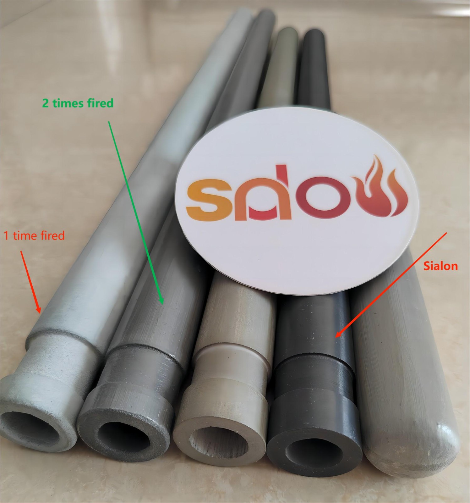 NSiC Thermocouple Protection Tube Logo