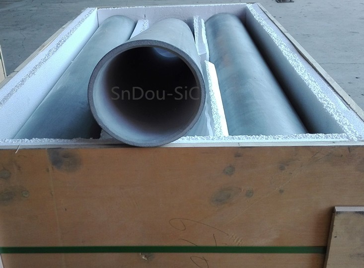 Nitride Bonded Silicon Carbide Protection Tubes for thermocouples of molten Aluminum Logo